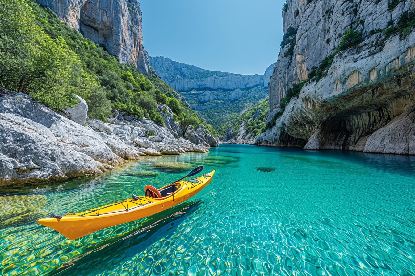 Canoë-kayak dans les gorges du Verdon : Naviguer à travers des paysages spectaculaires