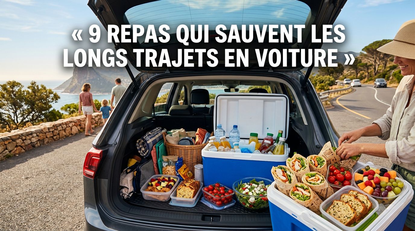 9 recettes pratiques pour un repas en voiture