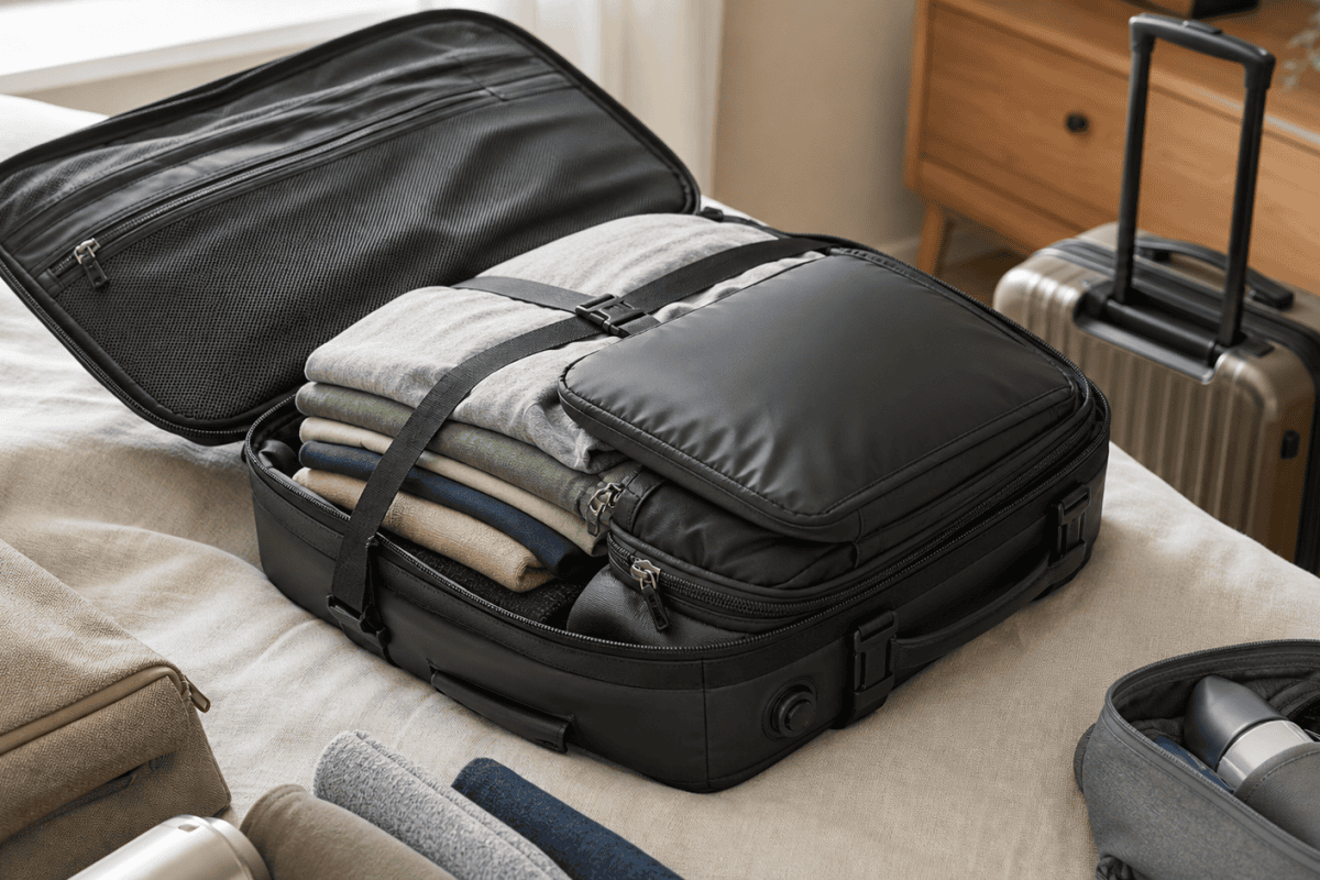Sac à dos cabine sous vide pour optimiser ses bagages