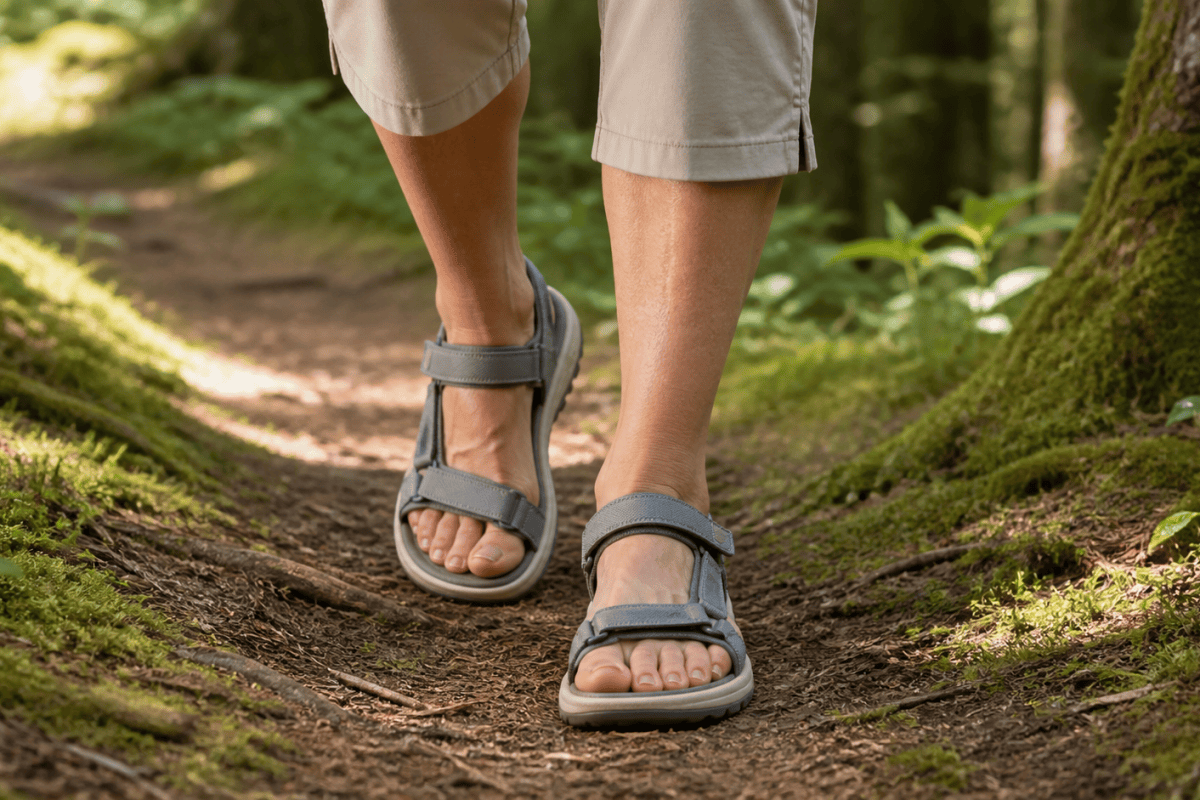 Sandales de randonnée confortables pour pieds sensibles